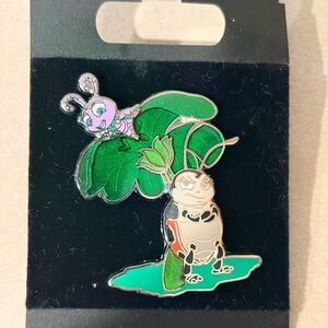 Disney A Bugs Life Hiding leaf Dot and France Pin NOC